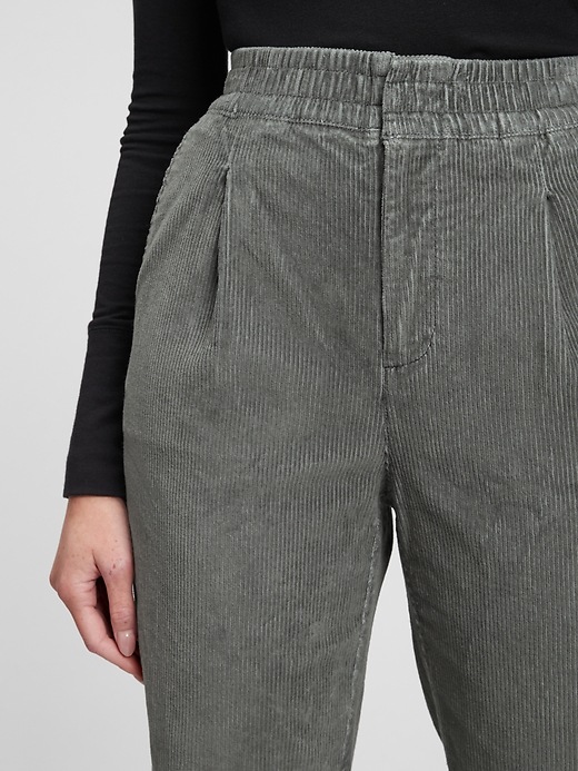 Image number 3 showing, High Rise Corduroy Joggers