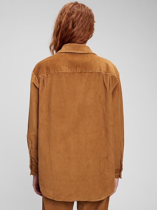 Image number 2 showing, Oversized Corduroy Shirt