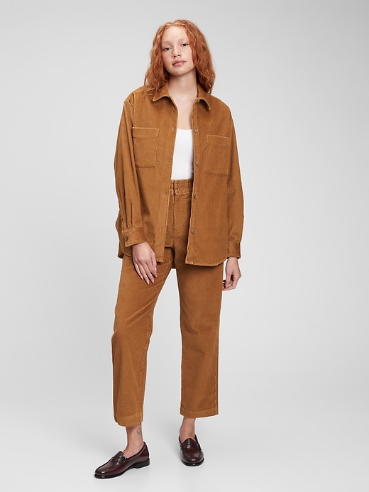 Image number 1 showing, Oversized Corduroy Shirt