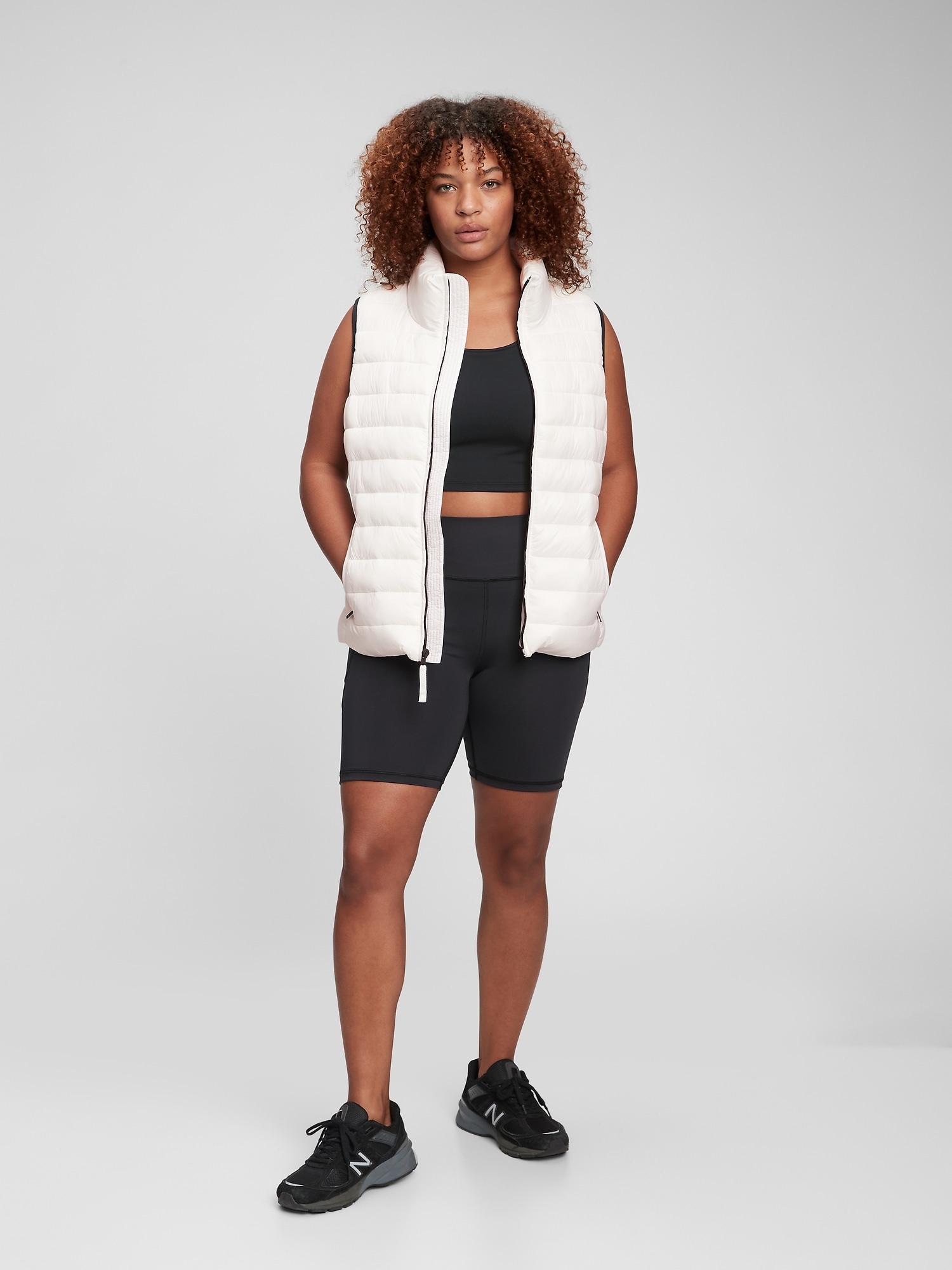 Gap 100% Recycled Nylon Lightweight Puffer Vest