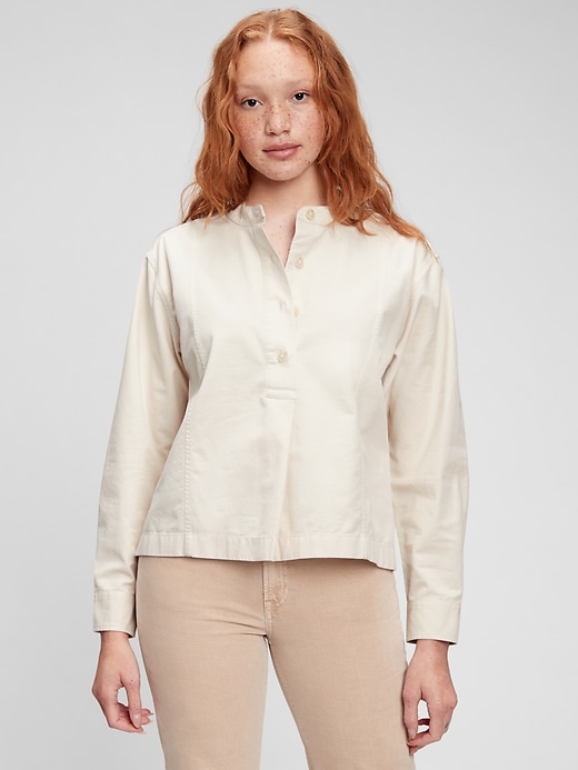 Popover Shirt Gap