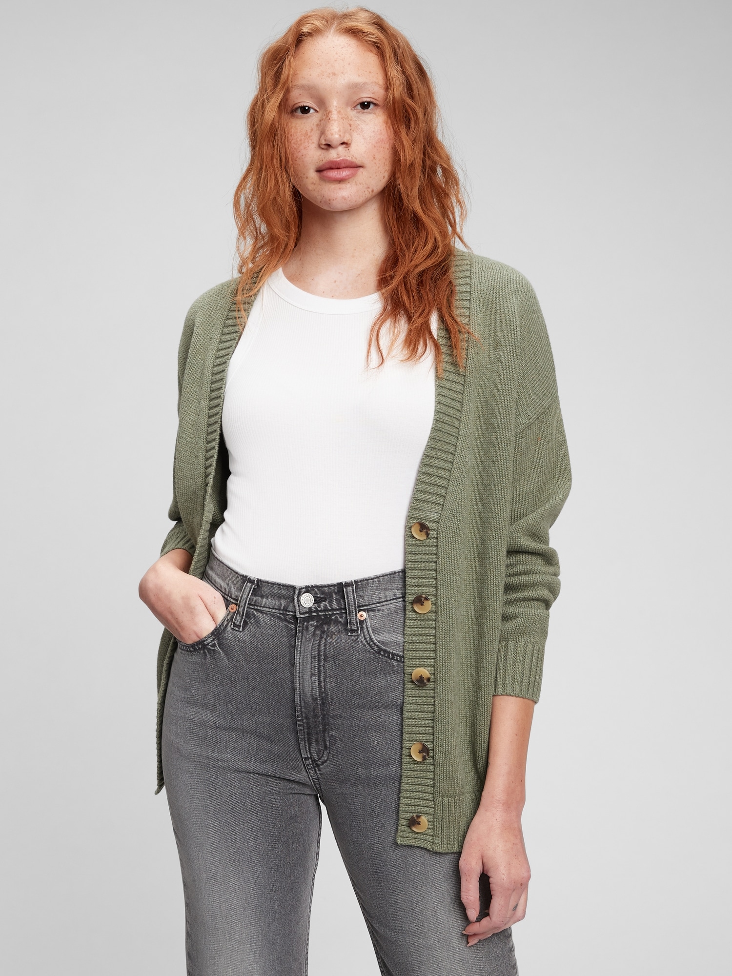 Boyfriend Cardigan Gap