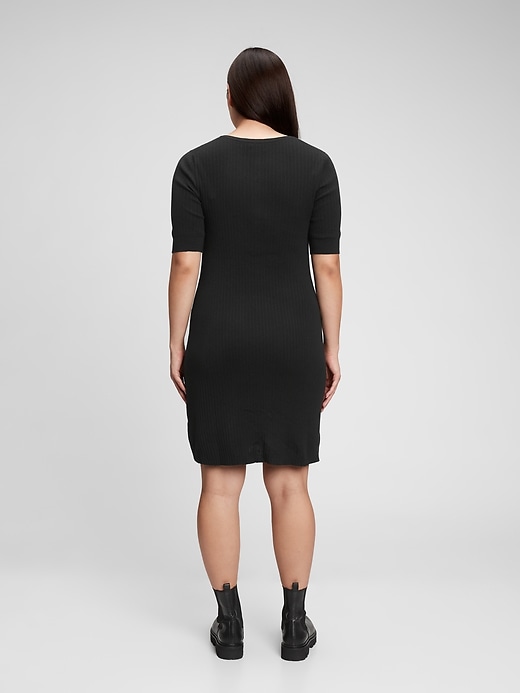 Image number 2 showing, Sweater Henley Dress