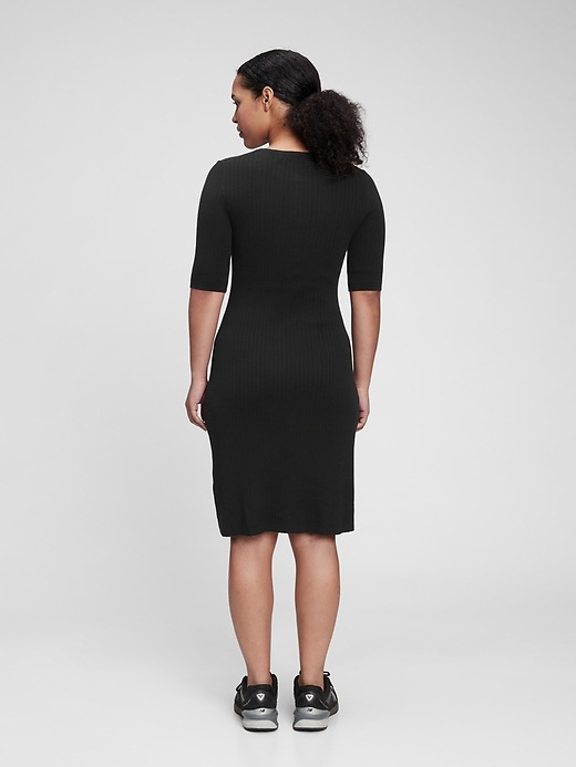Image number 5 showing, Sweater Henley Dress