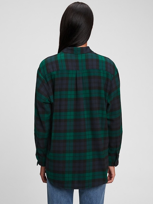 Image number 5 showing, Oversized Flannel Shirt
