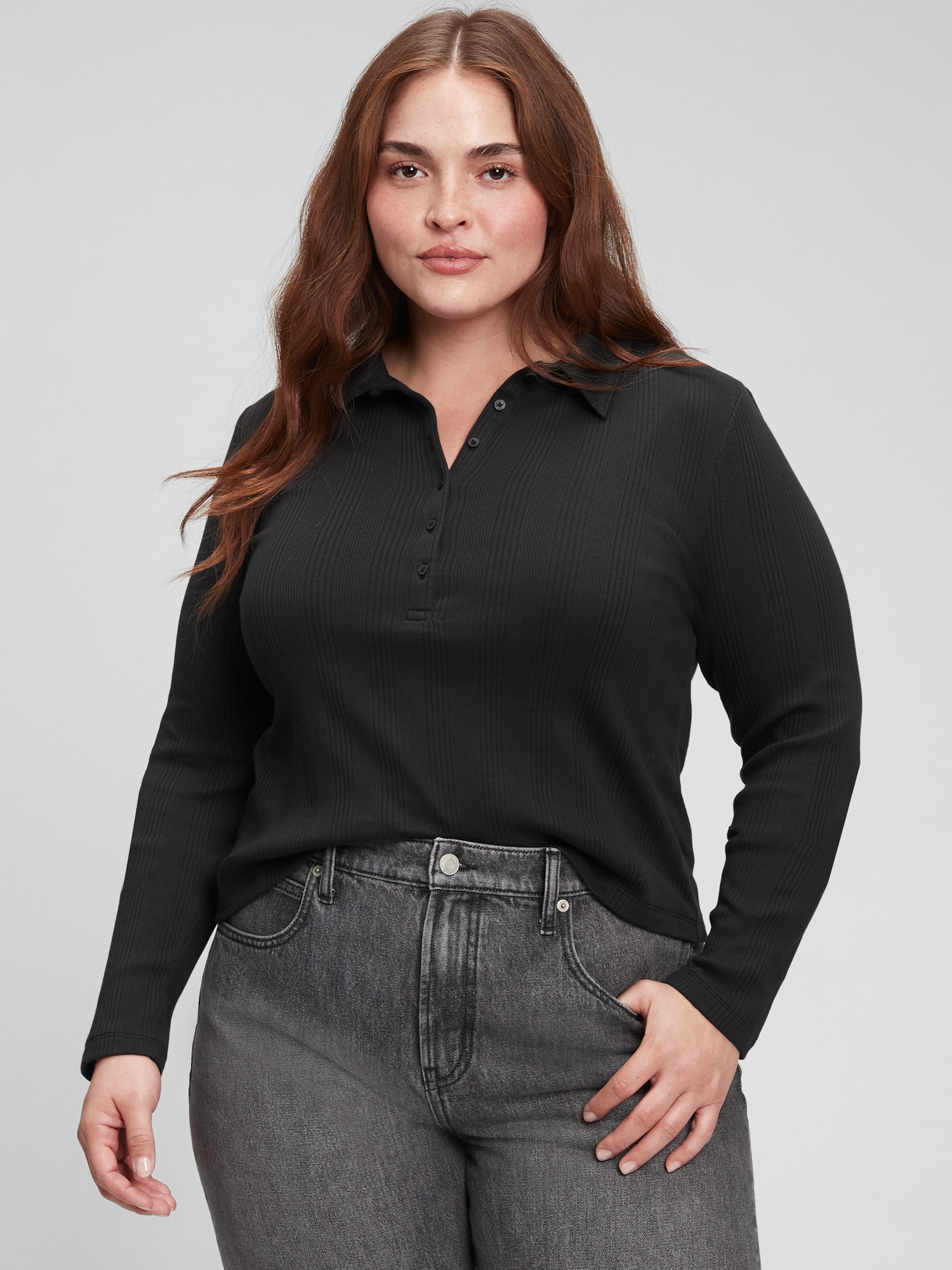 Henley Polo Shirt Gap