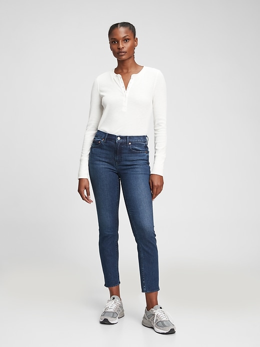 Image number 1 showing, Mid Rise Vintage Slim Jeans