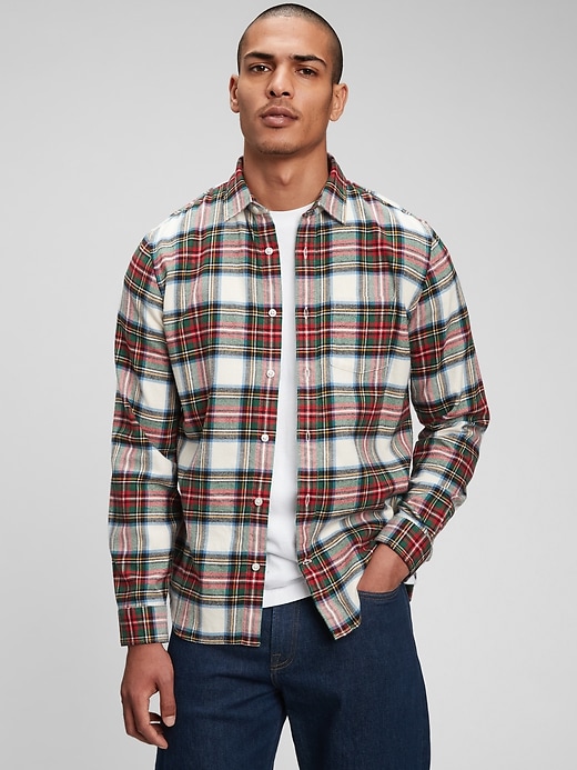 Image number 6 showing, 100% Organic Cotton Midweight Flannel Shirt