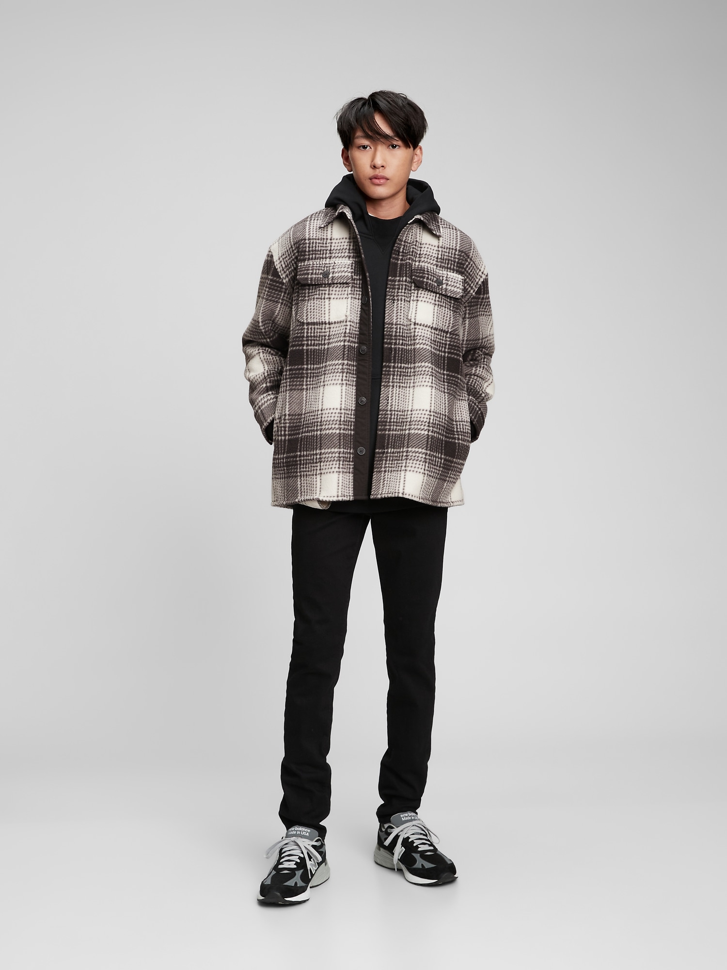 Teen Sherpa Shirt Jacket | Gap