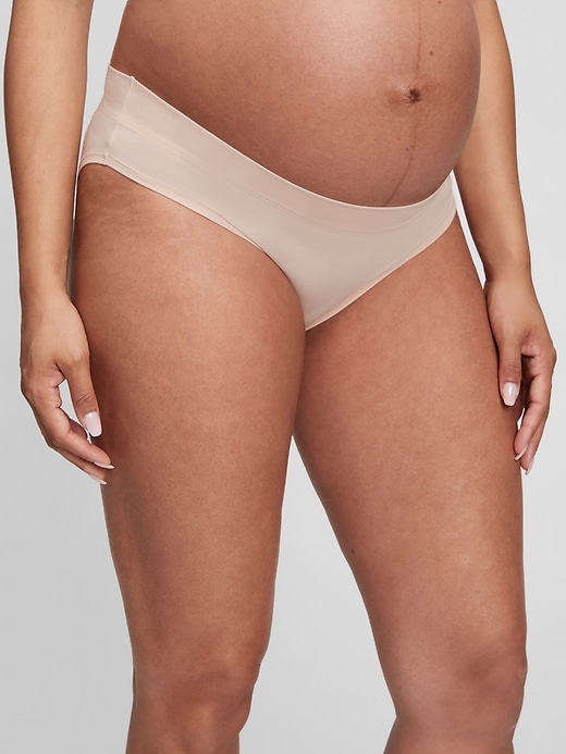 View large product image 1 of 1. Maternity Stretch Cotton Bikini