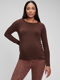 View large product image 1 of 1. Maternity Breathe Long Sleeve T-Shirt