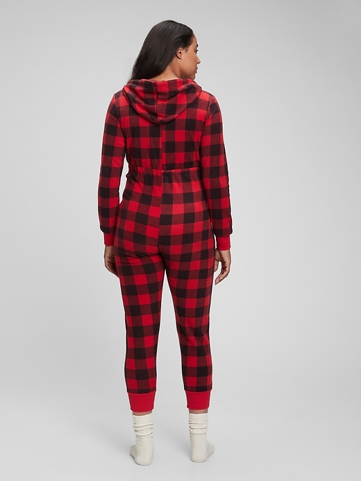 Image number 2 showing, Maternity Flannel One-Piece