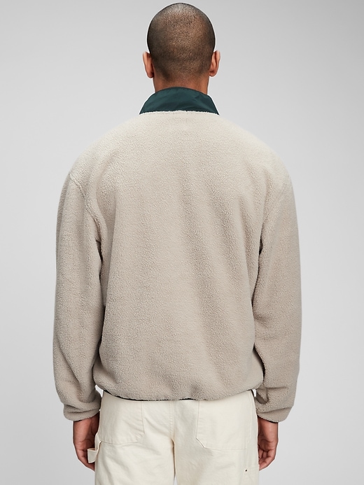 Image number 2 showing, Sherpa Snap-Button Sweatshirt