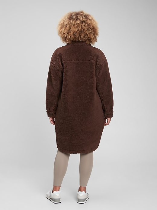 Image number 2 showing, Oversized Sherpa Shirt Jacket