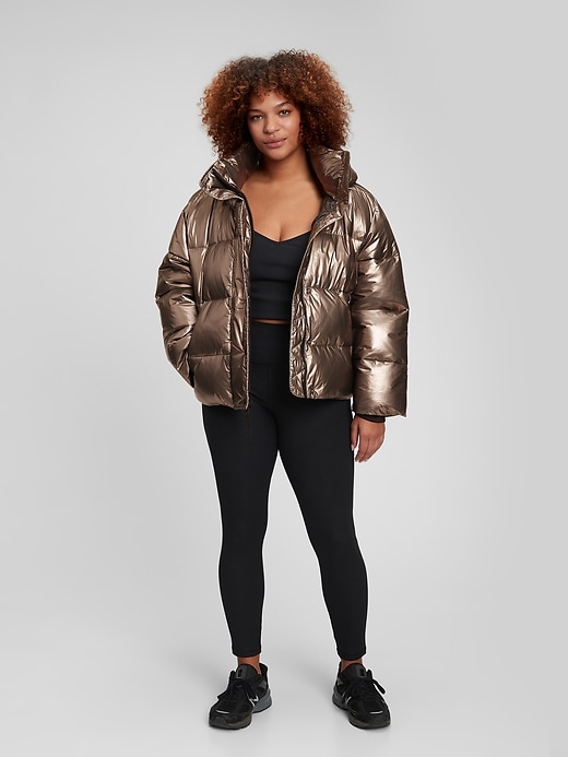 Image number 1 showing, Heavyweight Cropped Oversized Puffer Jacket