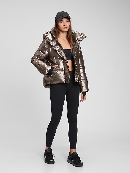 Image number 4 showing, Heavyweight Cropped Oversized Puffer Jacket