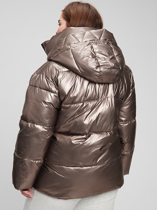 Image number 2 showing, Recycled Oversized Heavyweight Puffer Jacket