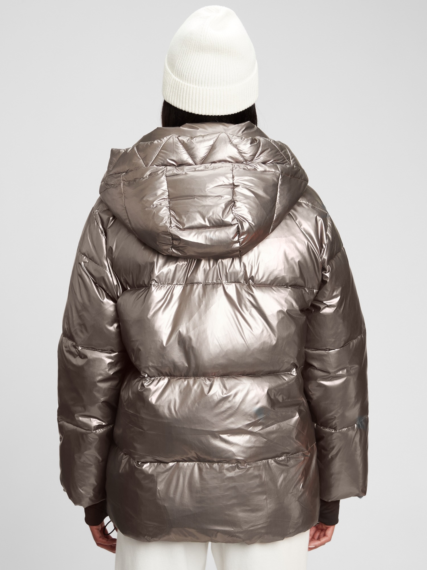 oversized black puffer coat womens