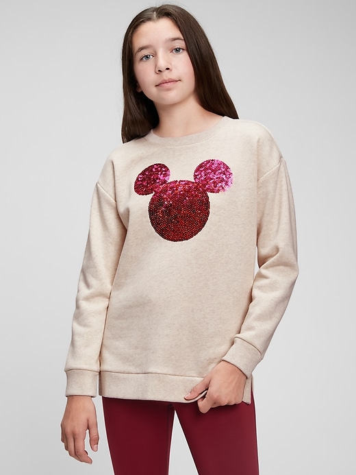 Image number 2 showing, Gap × Disney Kids Mickey Mouse Sequin Graphic Sweatshirt