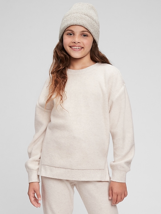 Image number 2 showing, Kids Sherpa Crewneck Top