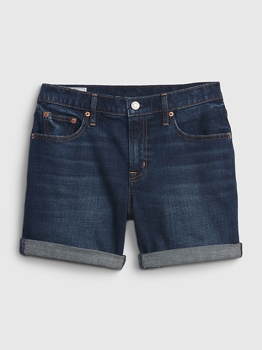 Image number 8 showing, 5" Mid Rise Girlfriend Denim Shorts