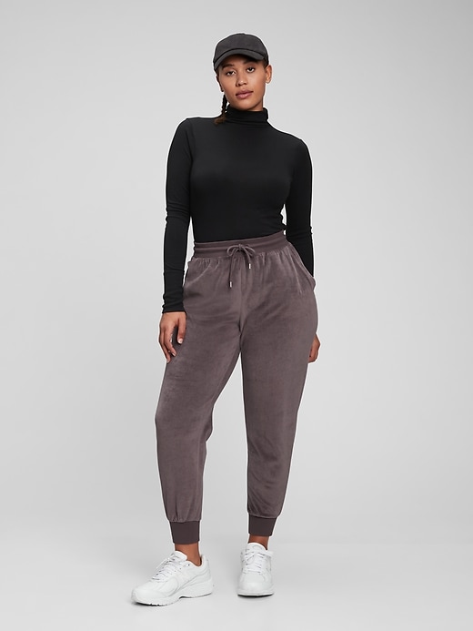 Gap velour joggers hotsell