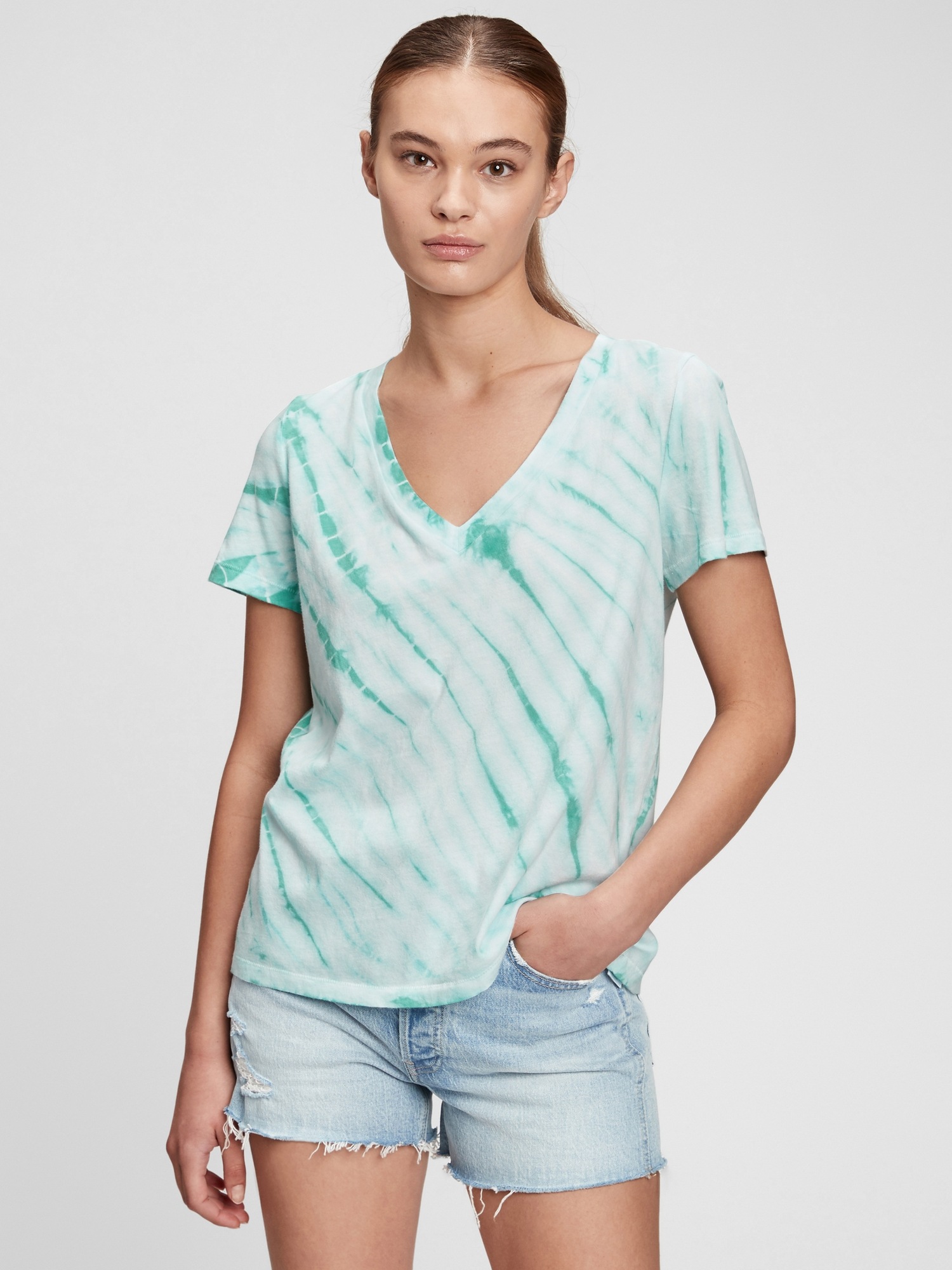 gap tie dye t shirt