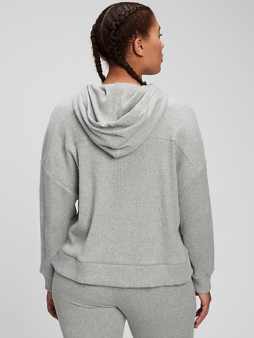 Image number 4 showing, Cozy Ribbed Hoodie