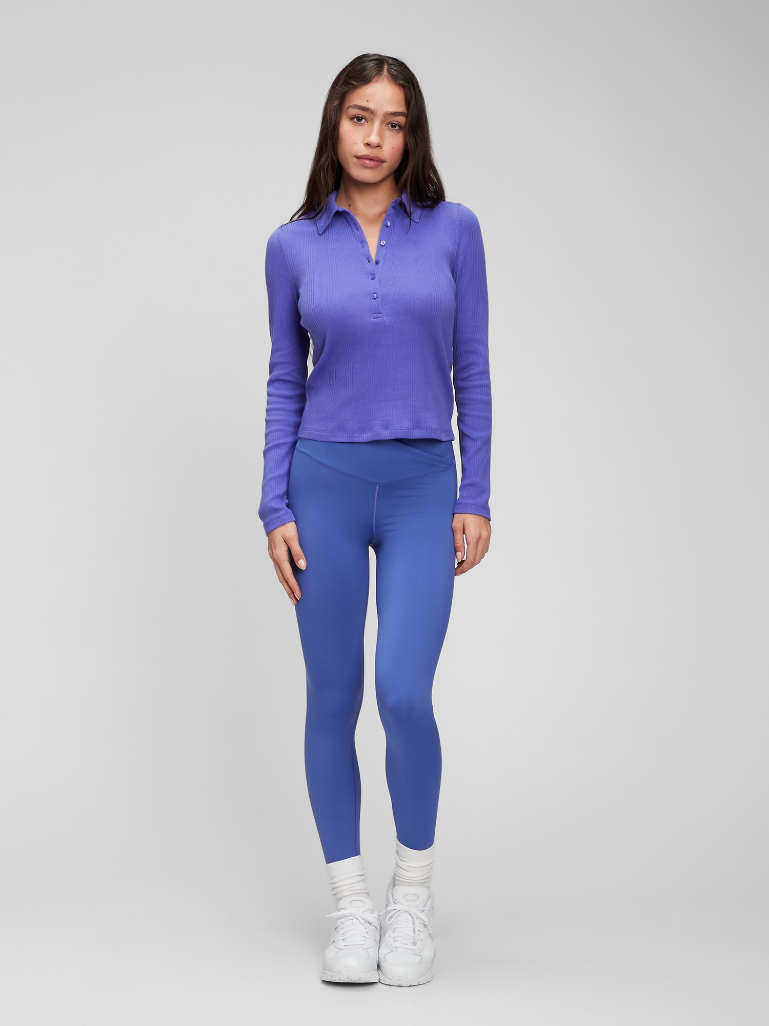 gap long sleeve polo