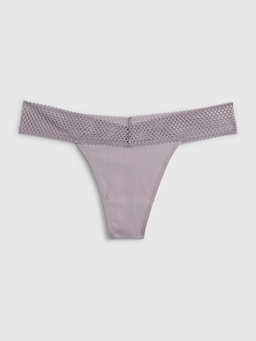 Image number 1 showing, Lace Thong