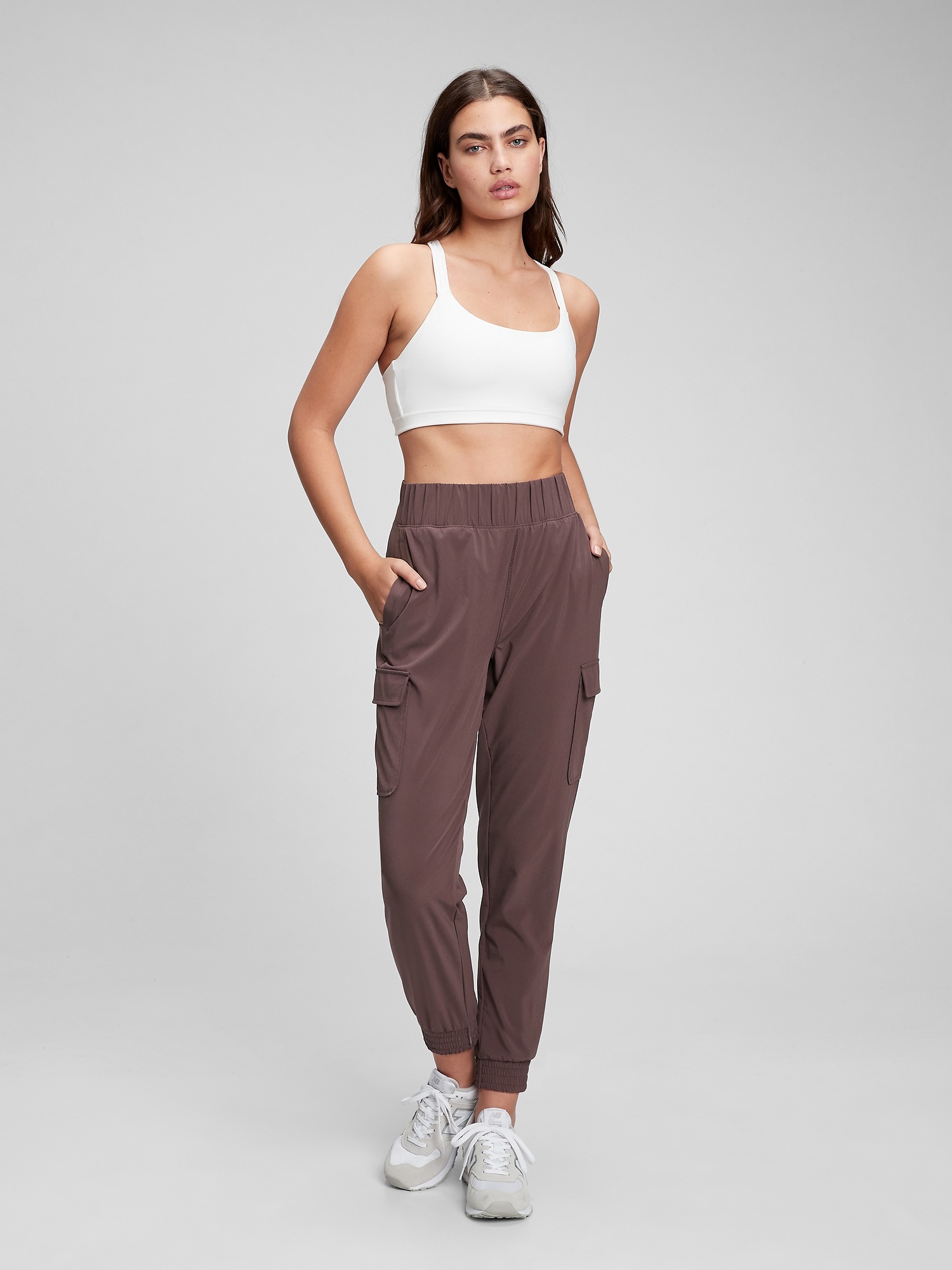 GapFit Recycled Runaround Cargo Joggers Gap