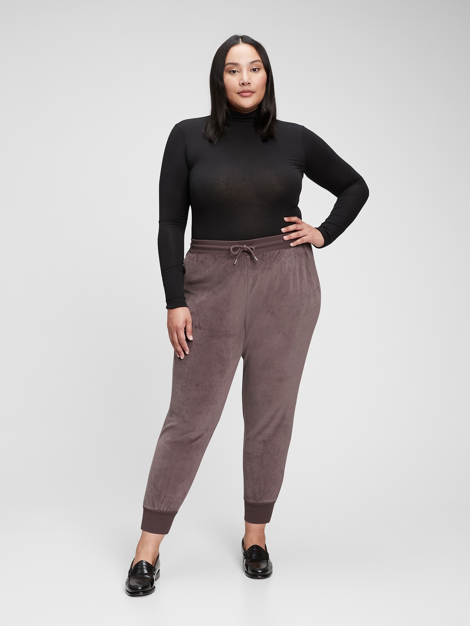 gap velour joggers
