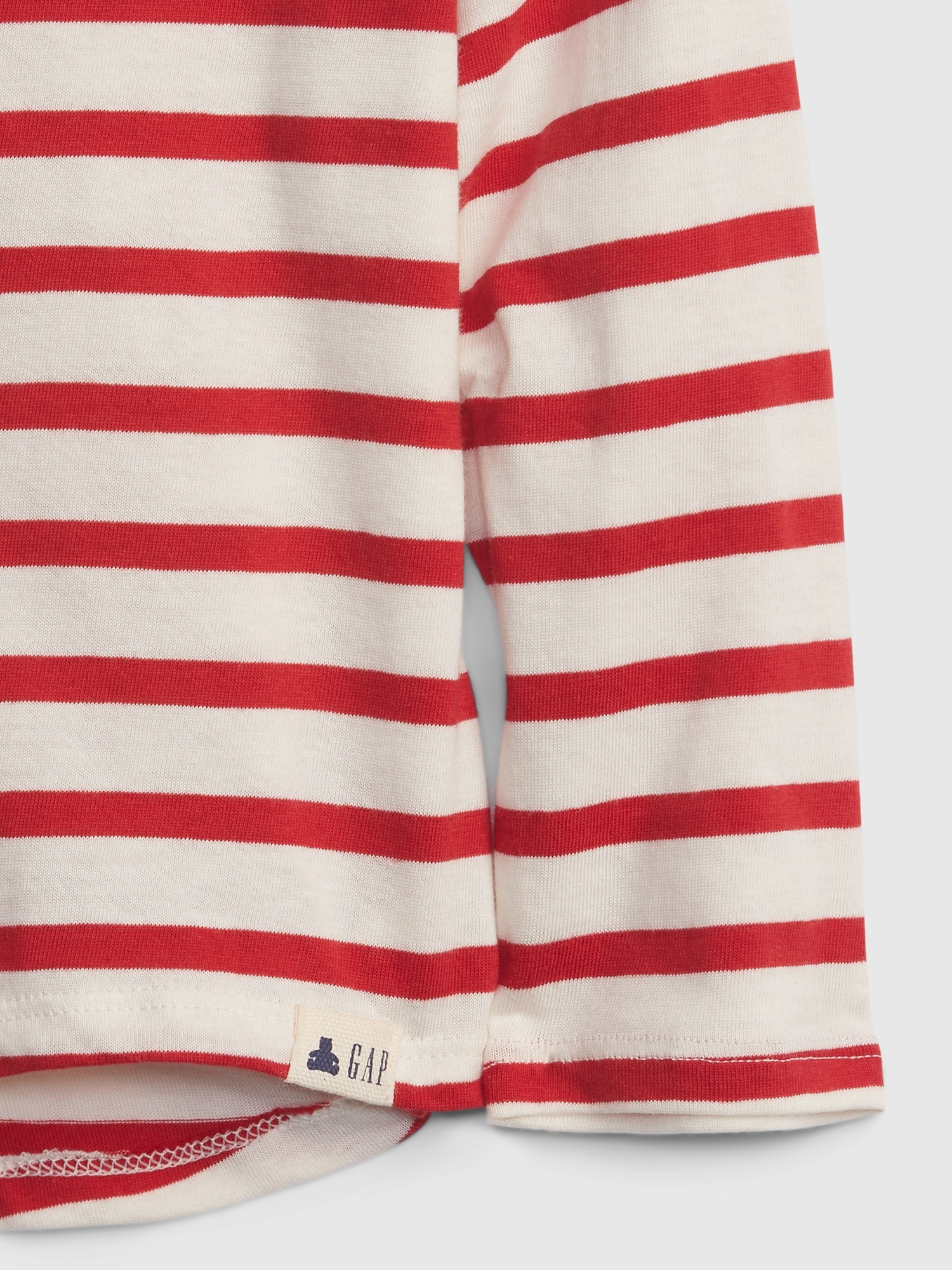 Gap red and shop white striped shirt
