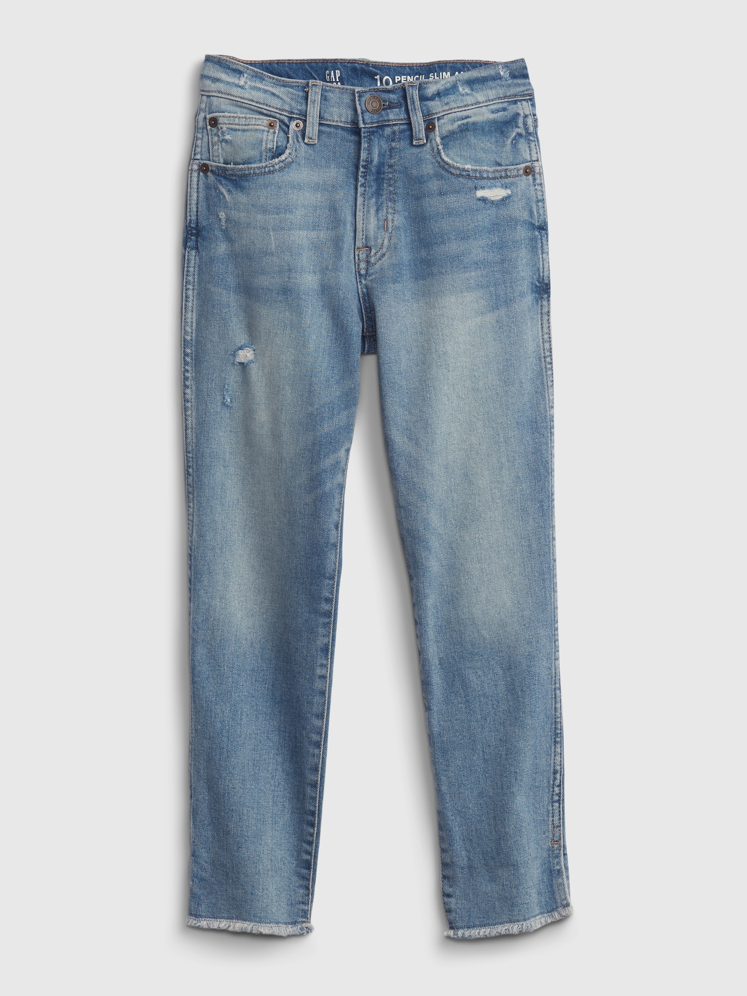 Kids High Rise Pencil Slim Ankle Jeans with Washwell | Gap