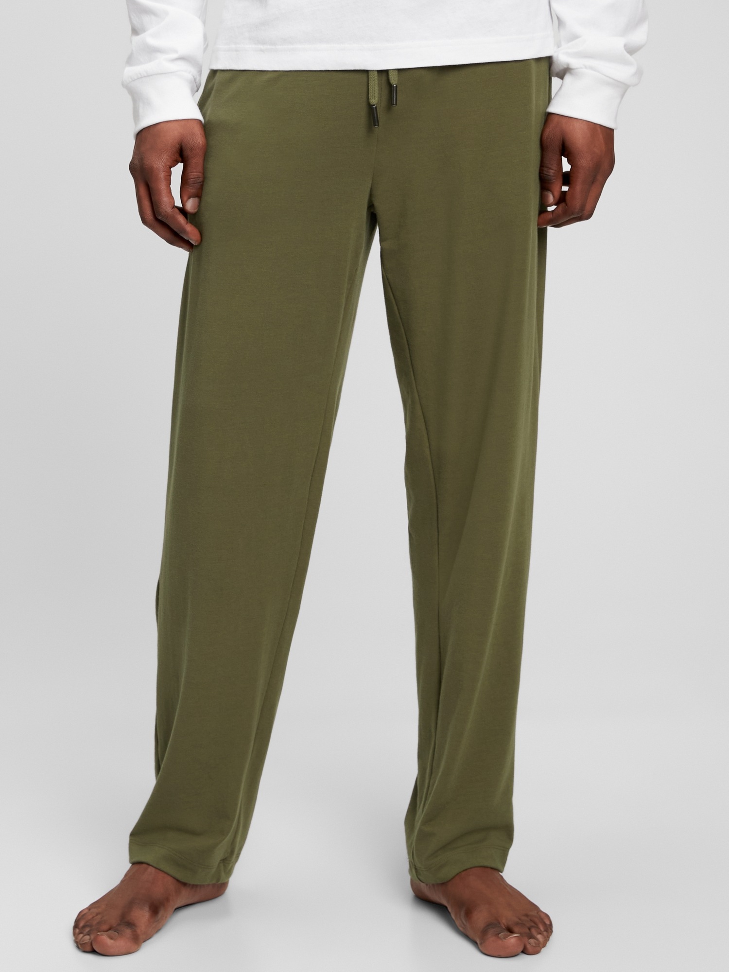 Gap Adult PJ Pants green. 1