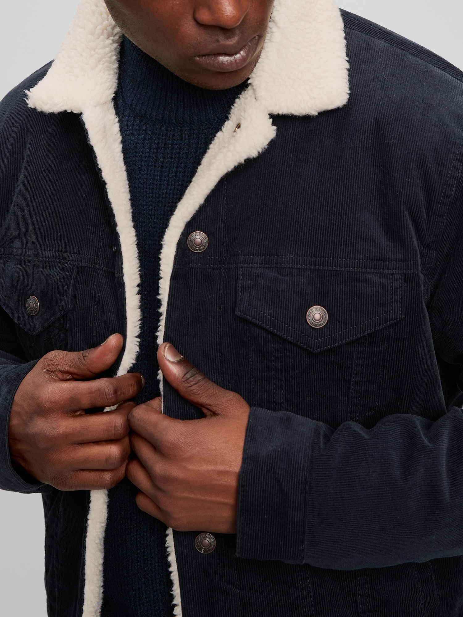 Sherpa Corduroy Icon Jacket Gap