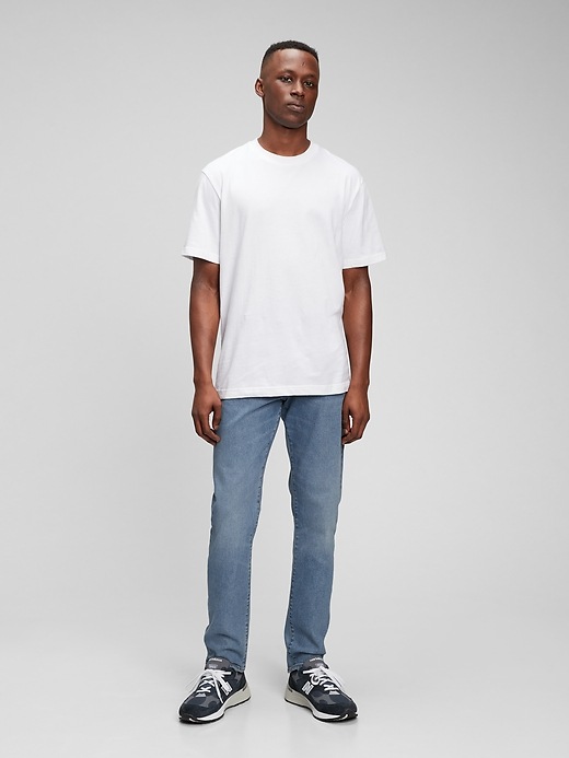 Image number 1 showing, 365Temp Performance Slim Jeans in GapFlex with Washwell