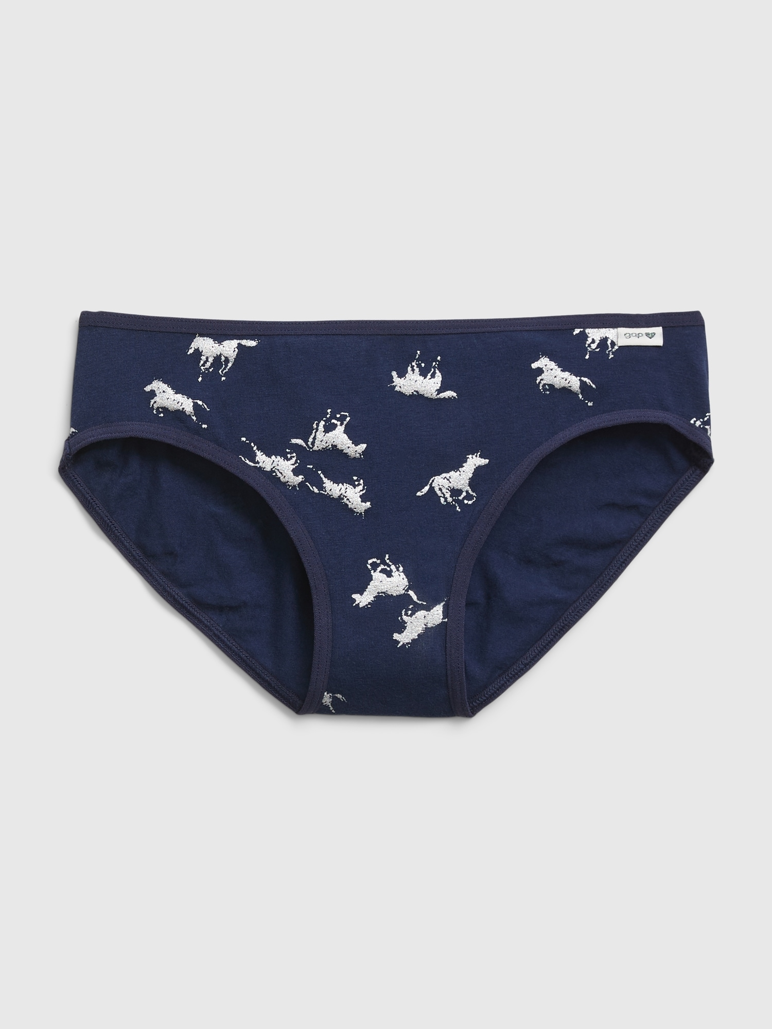 Kids Organic Cotton Print Bikini Briefs (5Pack) Gap