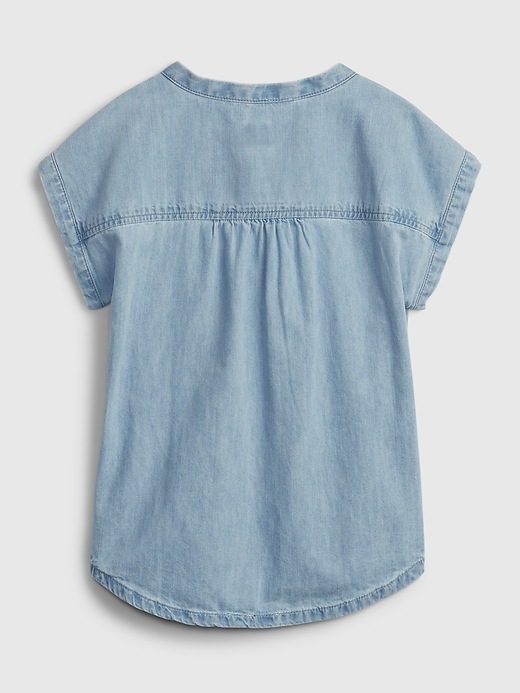 Image number 3 showing, Kids Relaxed Denim Shirt