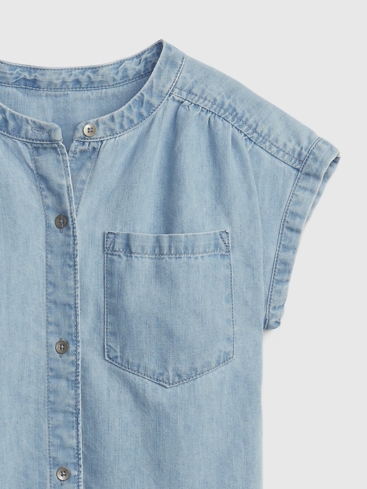Image number 4 showing, Kids Relaxed Denim Shirt
