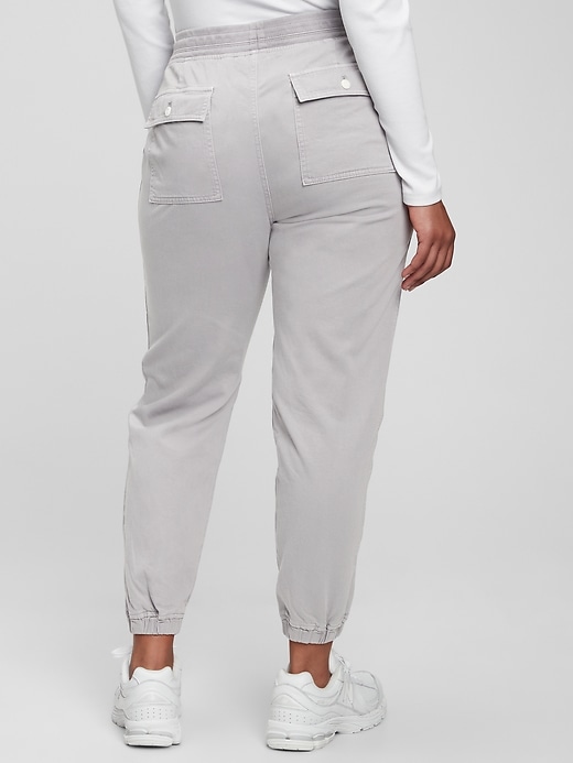 Image number 2 showing, Brushed Ribbed Joggers with Washwell