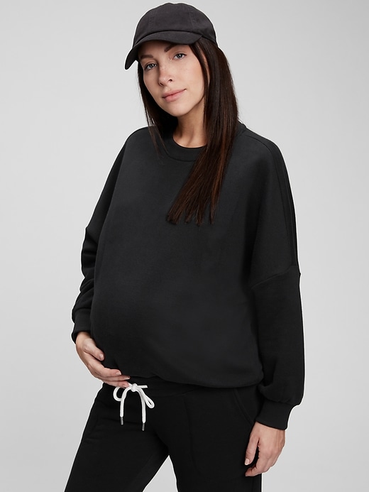 Image number 2 showing, Maternity Crewneck Sweatshirt
