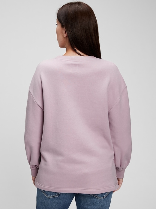 Image number 2 showing, Maternity Side Snap-Button Nursing Sweatshirt