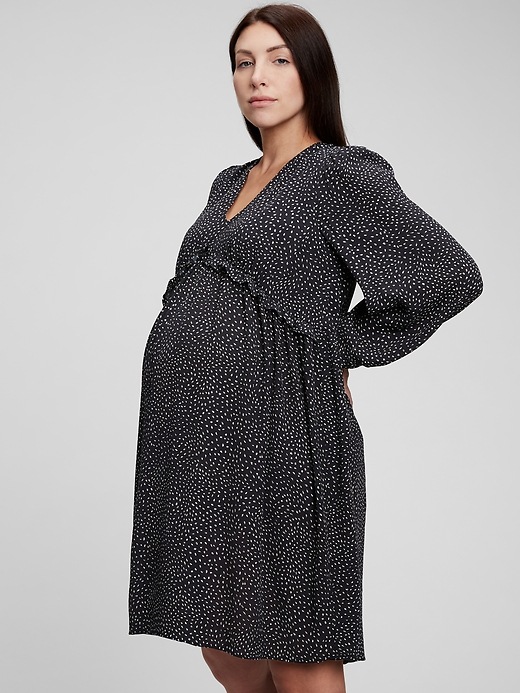 Image number 3 showing, Maternity V-Neck Dress