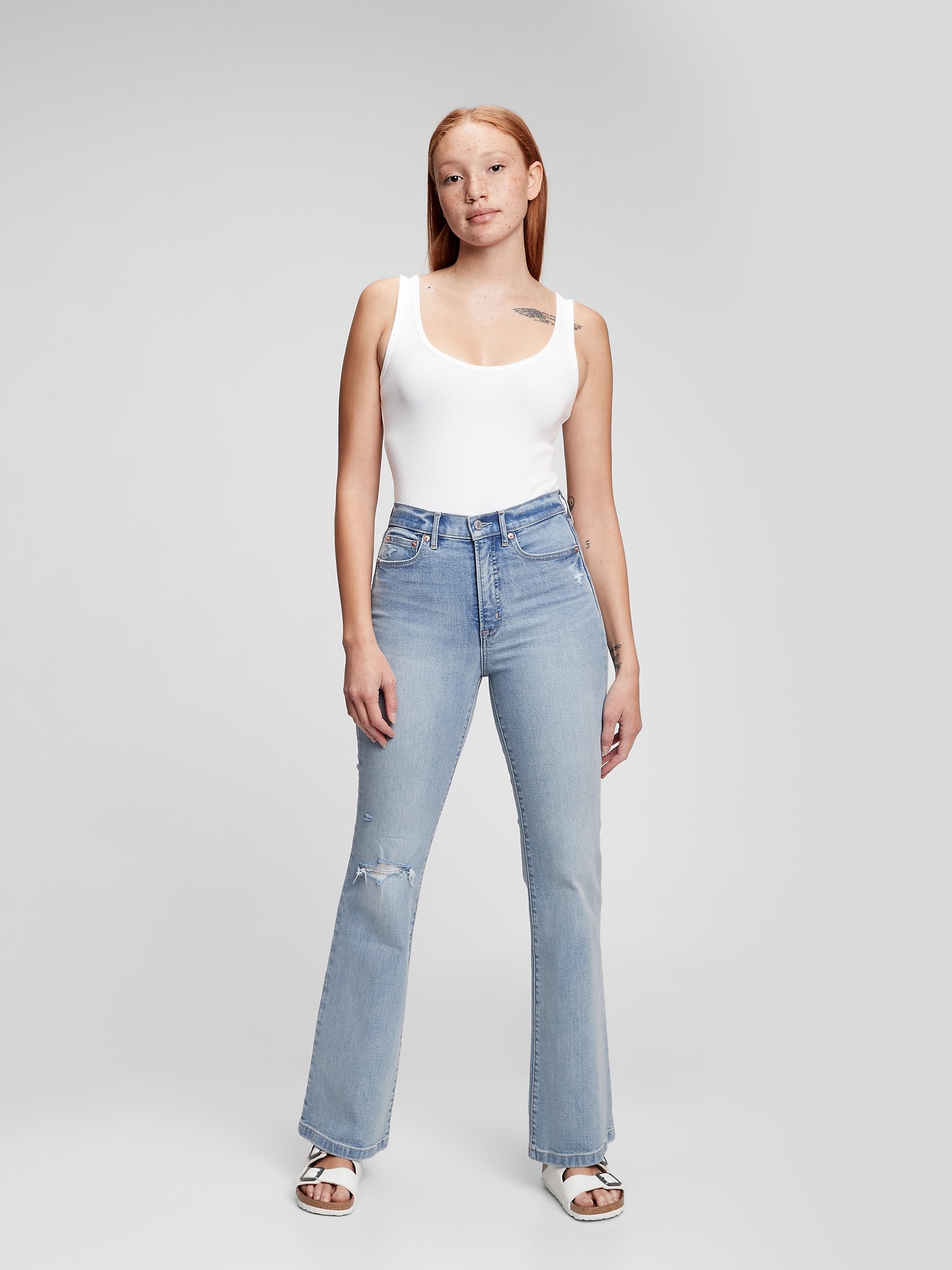 High Rise '70s Flare Jeans