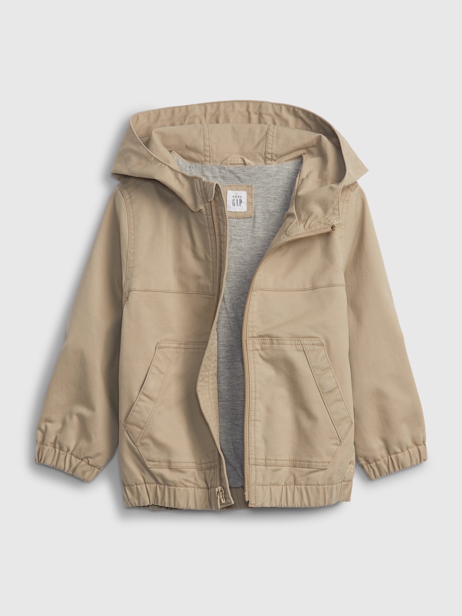 Toddler Hooded Twill Jacket
