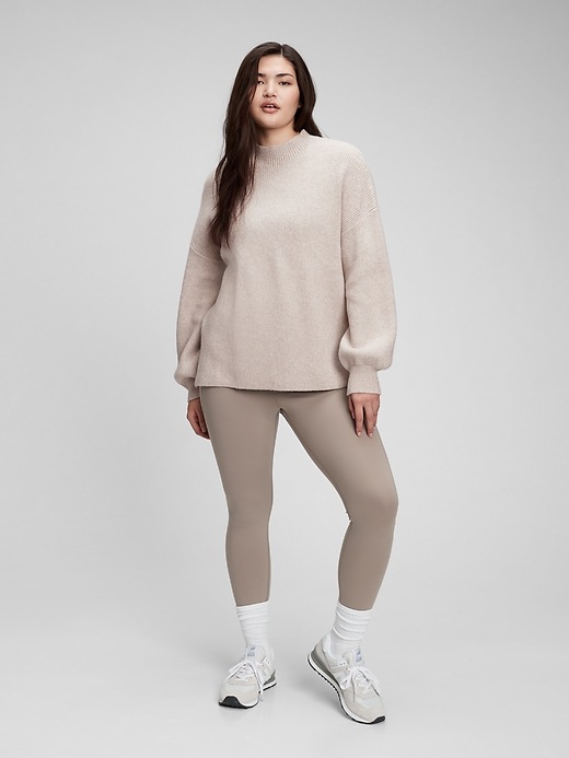 Image number 4 showing, Oversized Funnel-Neck Sweater