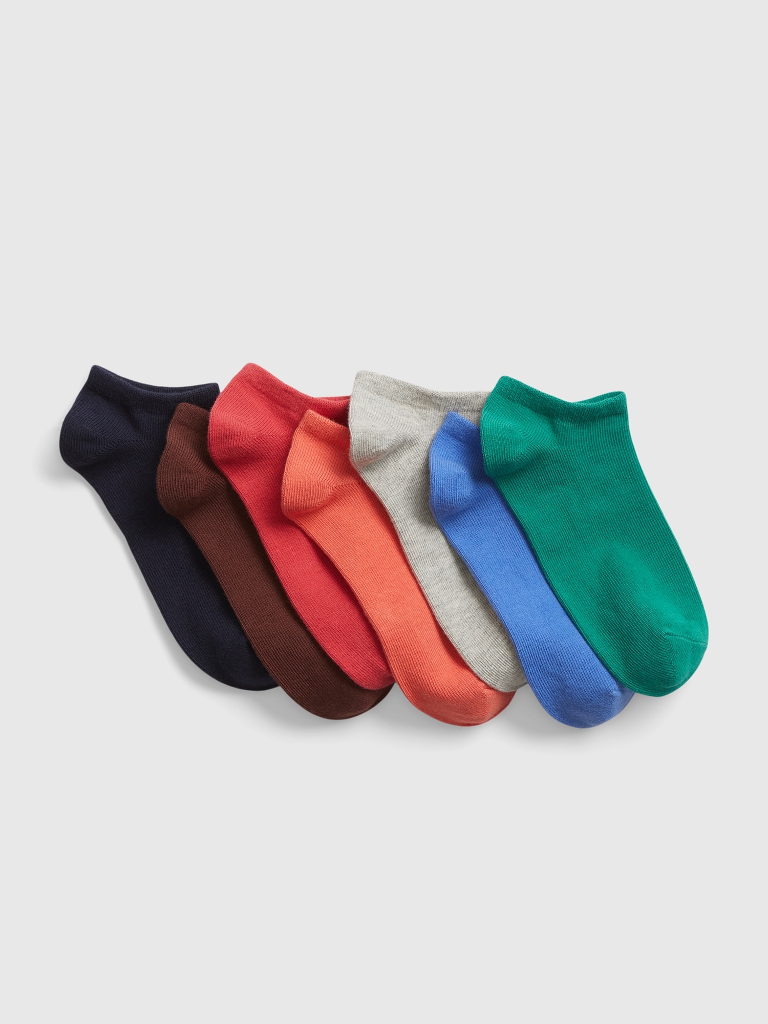 Kids No Show Socks (7Pack) Gap