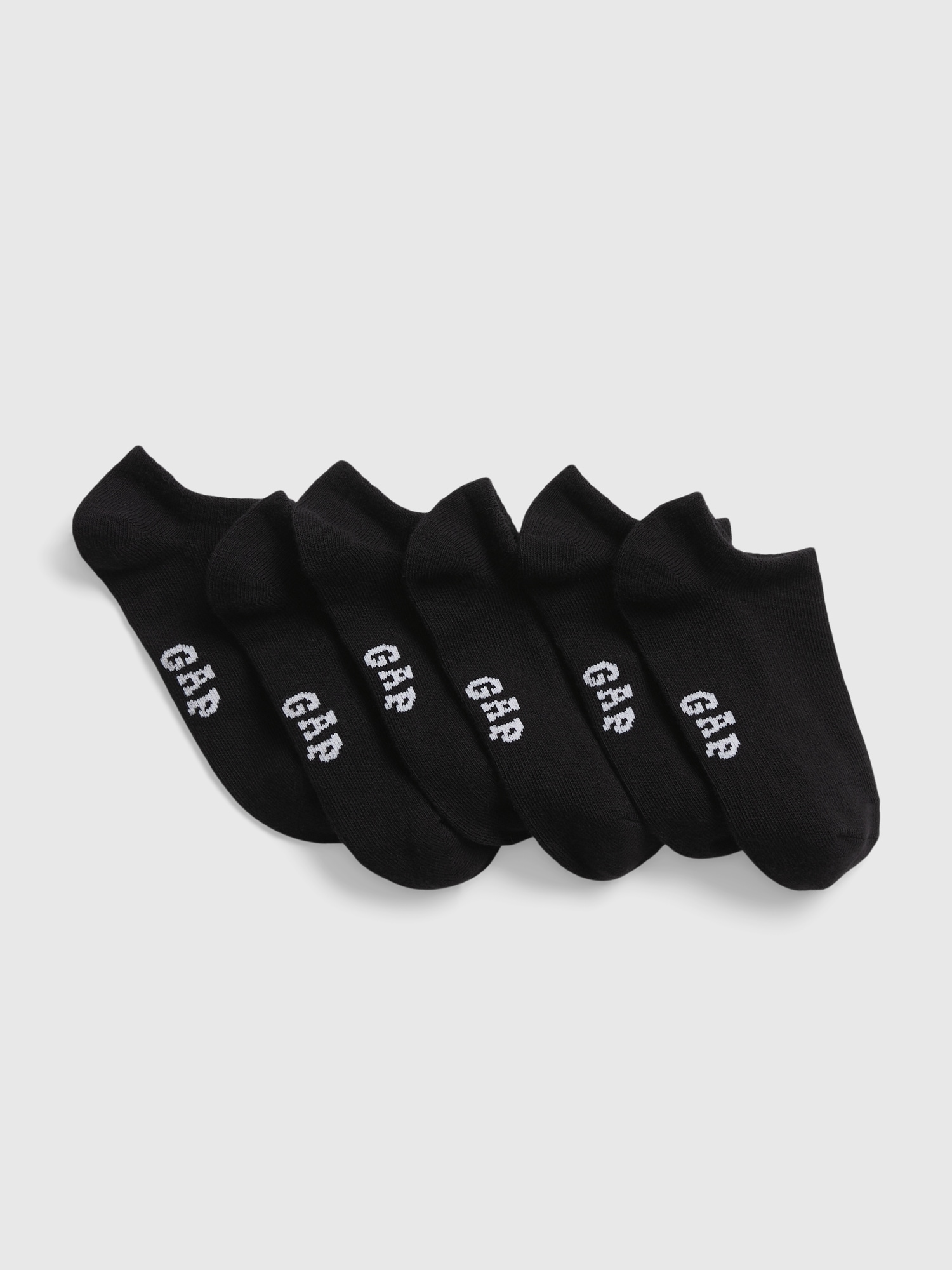 Gap Kids No Show Socks (3-Pack) black. 1