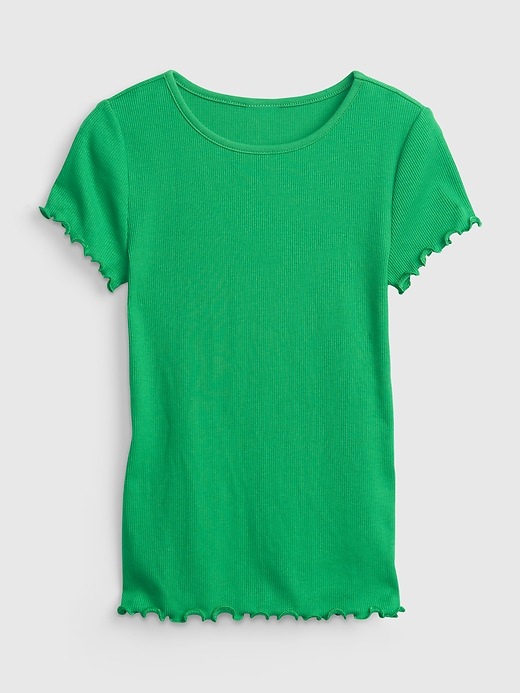 View large product image 1 of 1. Kids Ribbed-Knit T-Shirt